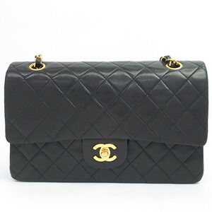 Chanel Double Flap Chain Shoulder Bag Matelasse